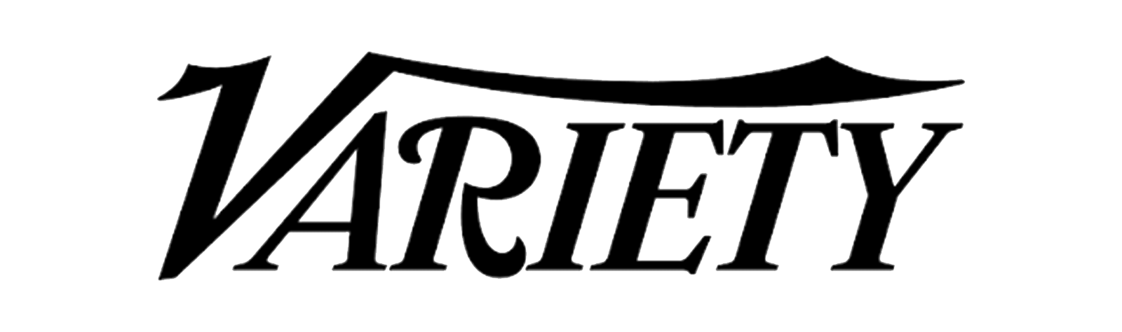 The logo of Variety, a prominent entertainment industry publication. It features bold